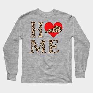 Kansas Home Leopard Print Long Sleeve T-Shirt